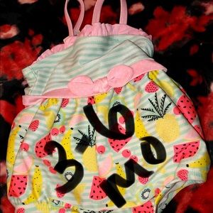 3-6 mo Brand New Girls swimsuit